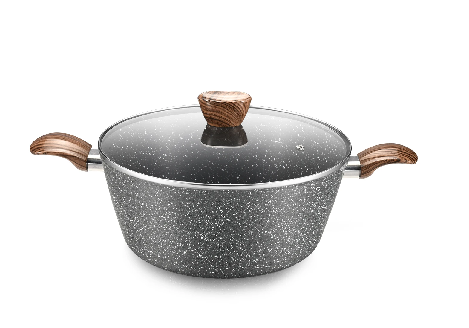 Kitchen Granite Cookware Set Non Stick Frying Pan Aluminum Cooking Household Utensils Marble Cookware Pots and Pans Set