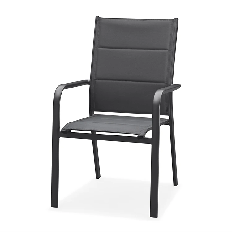 
2 года гарантии открытый Штабелируемый современный алюминиевый порошок тигра подлокотники Быстросохнущий стул пены 