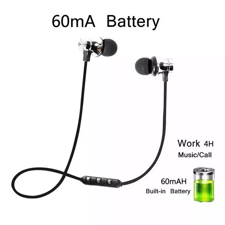 Лучшее качество гарнитуры XT11 Магнитный In-Ear беспроводной BT V4.2 наушники для смартфона аксессуары магнит из металла круглый вырез