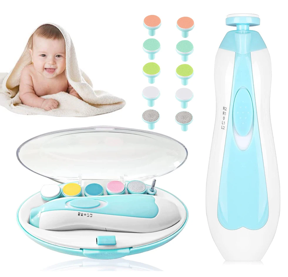 Wholesale Baby Nail Trimmer File Electric Set Safe Nail Clippers for Newborn or Toddler Toes and Fingernails