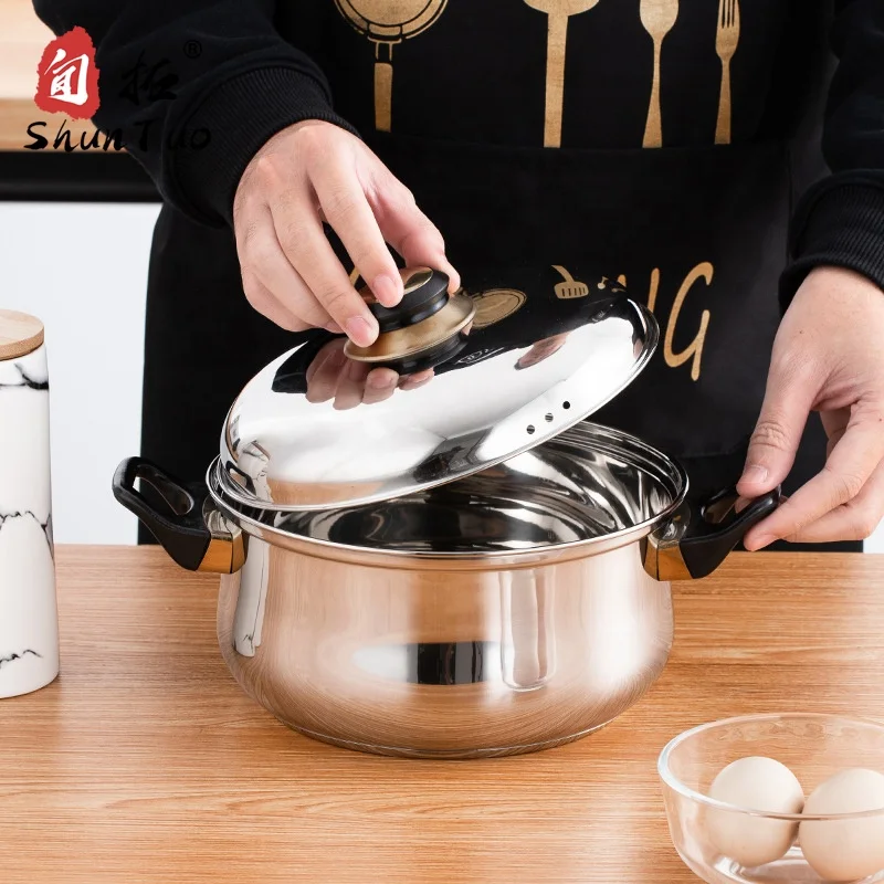 
12-piece set magnetic single bottom electric induction stockpot nonstick stainless steel Cookware Sets 