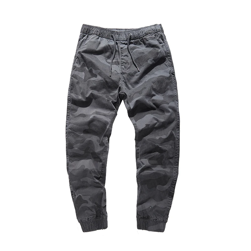 Сабин, оптовая продажа, высококачественные зауженные мужские хлопковые повседневные камуфляжные штаны для бега