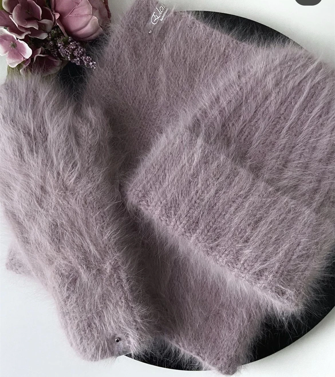 Russian popular 80%angora 20%nylon blend yarn 16/2Nm wholesale 45 colors in stock long hair for knitting and hand knitting