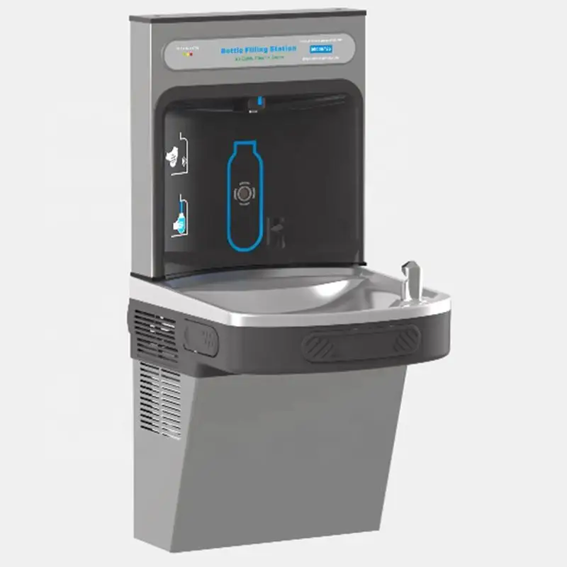 Domestic Direct Wall Mounted Drinking Fountain with Bottle Refill