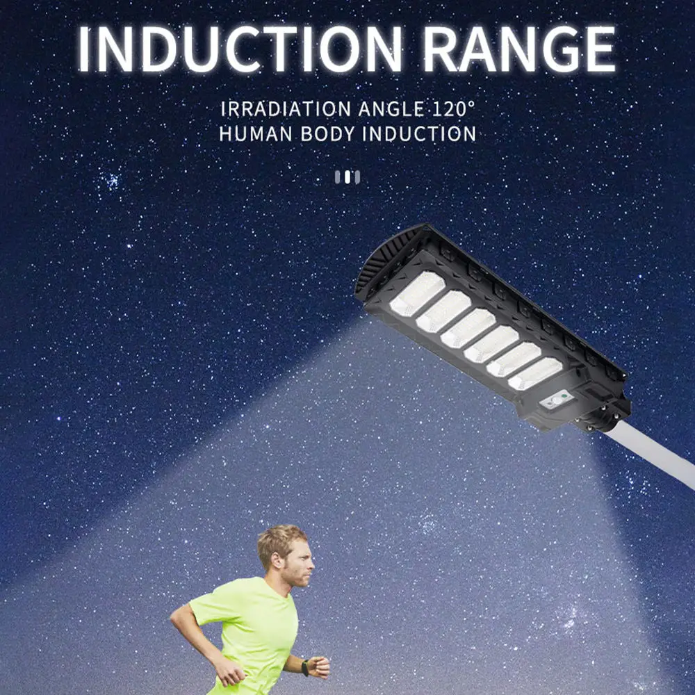 New product Ip65 waterproof outdoor Smd 90w 120w 150w 200w 300w 400w All In One motion sensor solar LED street lamp