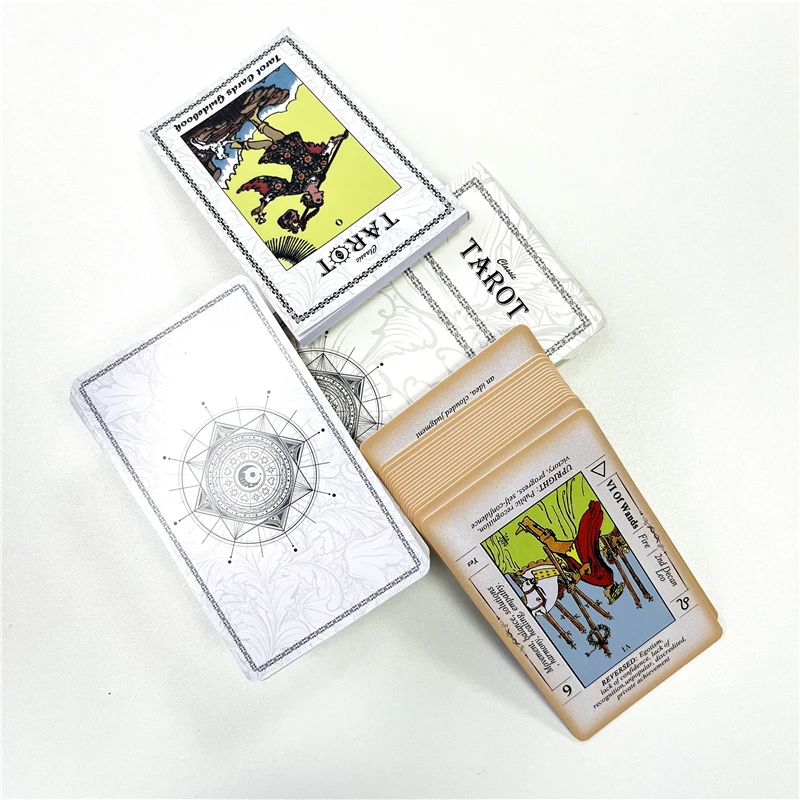 Classical Pattern Factory Design Oracle Cards Customized Printing Tarot Card for Adult