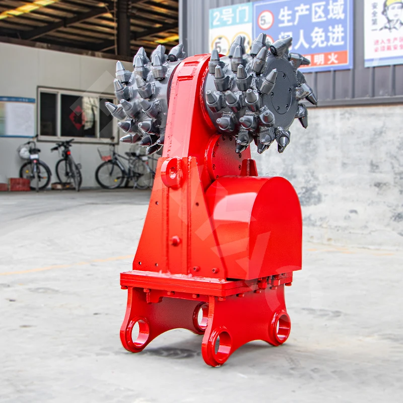 High Quality Mini Excavators road Milling Drum Cutters For Mining Tunnel Drum Cutter