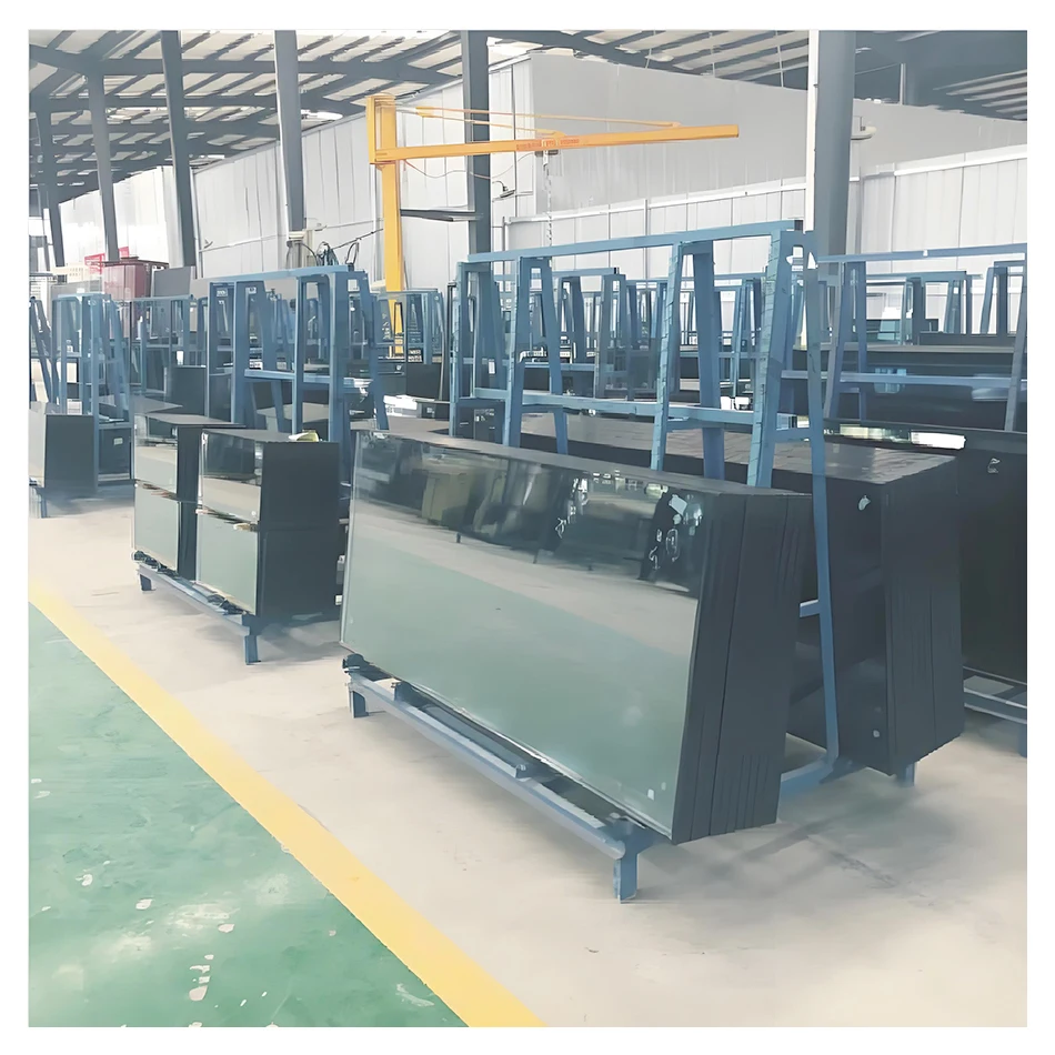 Low-E Insulated Glass Panels for Door Garage Cabinet Studio Vacuum Hollow Glass Sheet Greenhouse for Window  Door Price