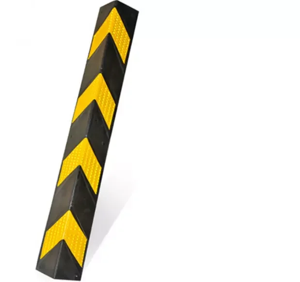 Reflective Garage Crash Bars Corner Protects the Car Against Collision Rubber Strip Corner Protector
