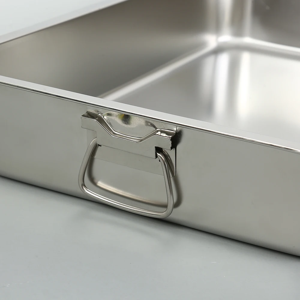 New Design Wholesale Stainless Steel Cat Litter Box With Handles On Both Sides Easy To Lift&clean 2024 Hot Selling Cat Products