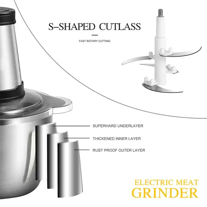 food processor meat grinder meat and vegetable chopper grinder butcher meat grinder