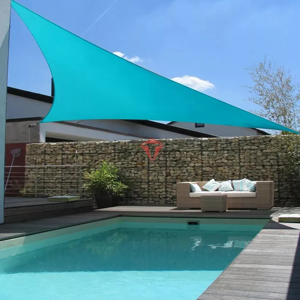 Oxford Waterproof Sun Shade Sails for Outdoor Patio Garden Balcony Camping-Square & Triangle Patterns for Restaurants in Summer