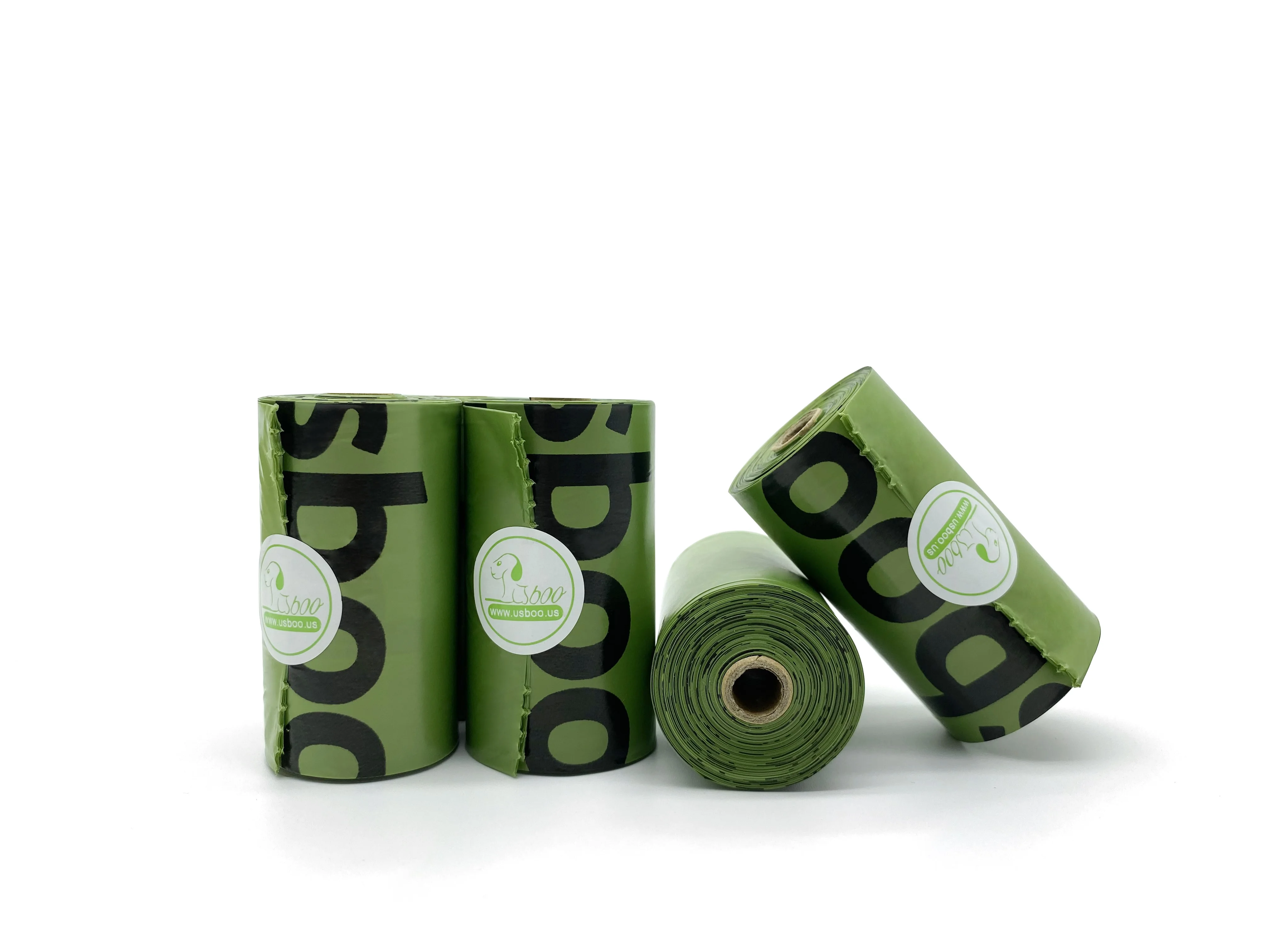 Eco Friendly Dog Poo bag Biodegradable Professional Manufacturer 100% Compostable Plastic Doggy Poop Bag Holder