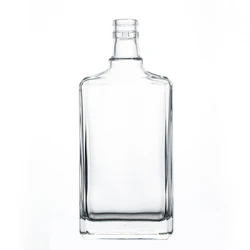 450ml Glass Bottle Food Safe Grade Glass Wine Bottles Clear Glass Bottle With Lid For Wine High Quality