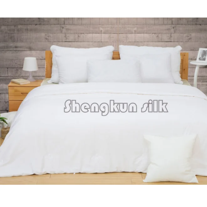 Высокое качество шелк Покрывало Утешитель шелковое наполнение Подгонянный логотип