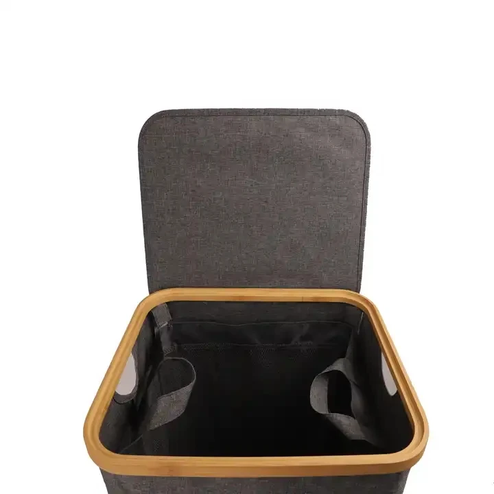 wholesale Household foldable laundry basket weaving  long simple portable dirty clothes basket