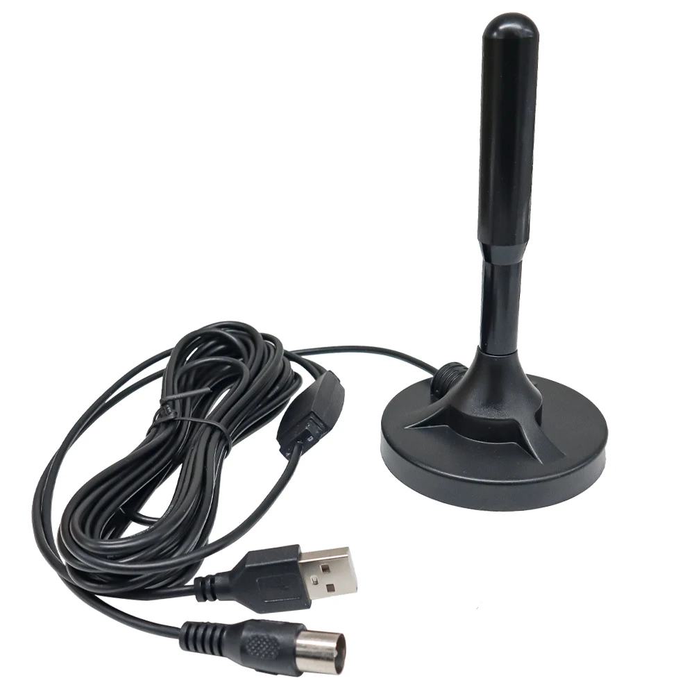Magnetic Base TV Antena high gain hdtv antenas tv aerial hd dvbt antenna dvb-t uhf outdoor digital Indoor Tv Antenna