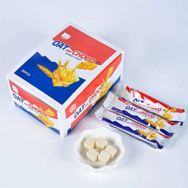 Wholesale Oat Chocolate Choco Cube Compress Hard Candy