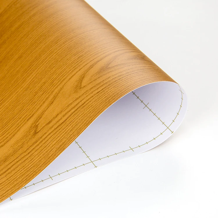 PVC wallpaper roll Thicken Vinyl Adhesive Wallpaper Sticker vacuum press pvc membrane ceiling laminating film