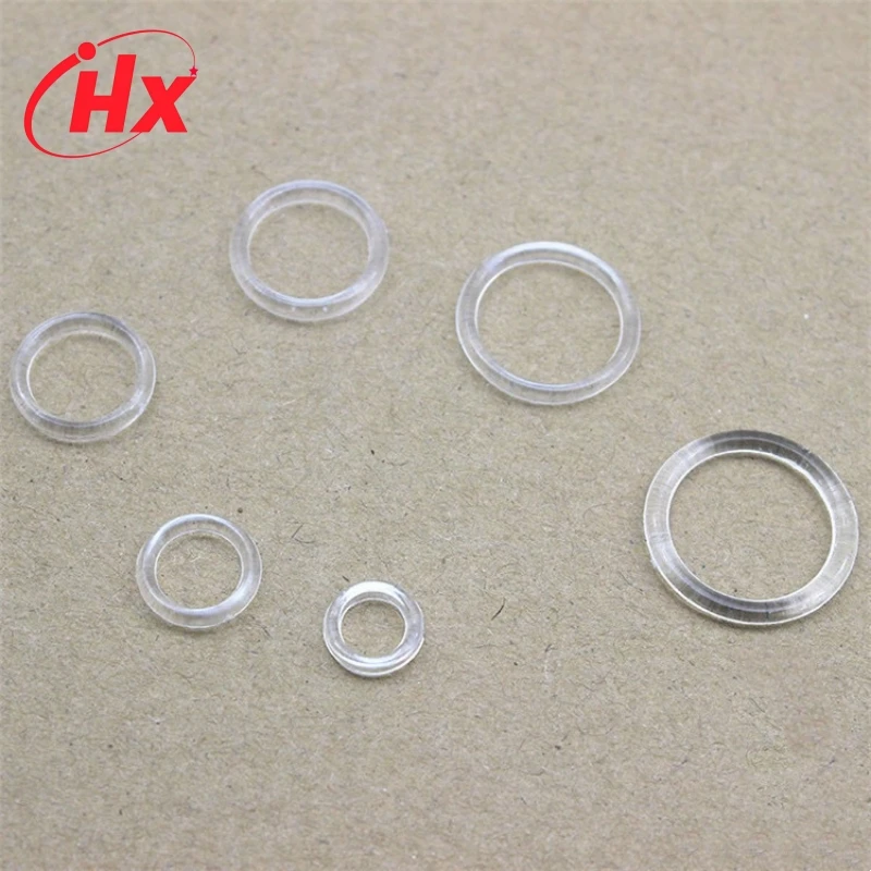 Wholesale Clear O Ring Bra Bikini Connectors Clasps Eco-friendly Plastic Ring Buckle For Swimwear