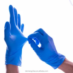 New Product Latex-Free Transparent Nitrile Gloves Mil