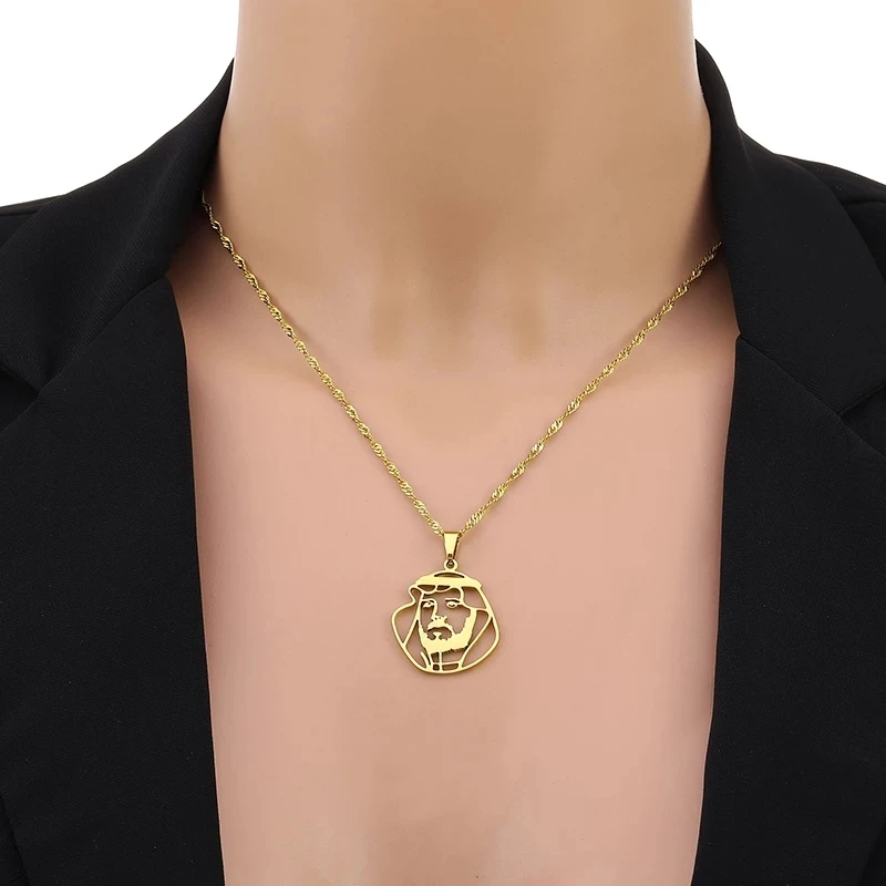 Ожерелье с подвеской «король Саудовской Аравии» Сальман бин Абдул-Азиз Аль Сауд ожерелье принц Мохаммед Бин Ювелирные изделия