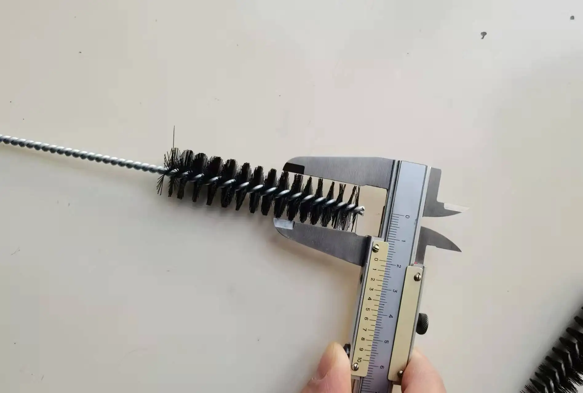 Nylon pipe brush for cleaning straw spray gun needle brushes