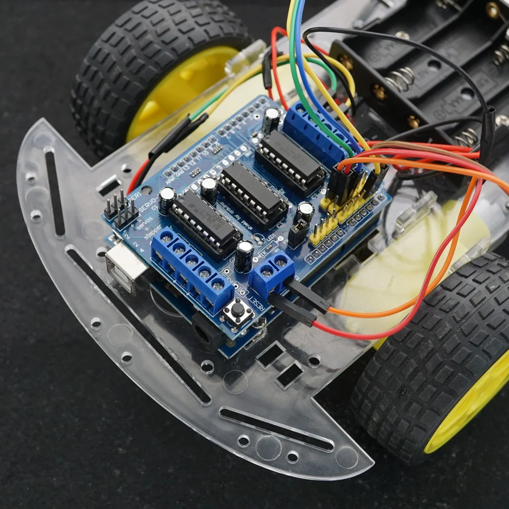 OEM ODM 2WD Robot Car Chassis Ultrasonic sensor Obstacle Avoidance Smart Car Robot Kit