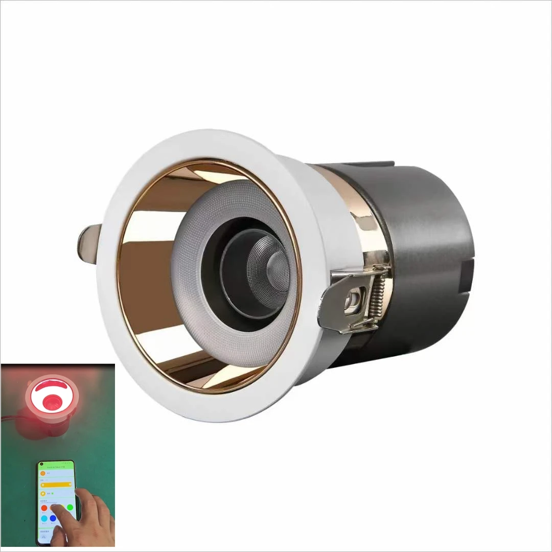 Wireless Remote Control Tunable White Indoor Wifi Zigbee Downlights Tuya Led Spot Lights Spotlights