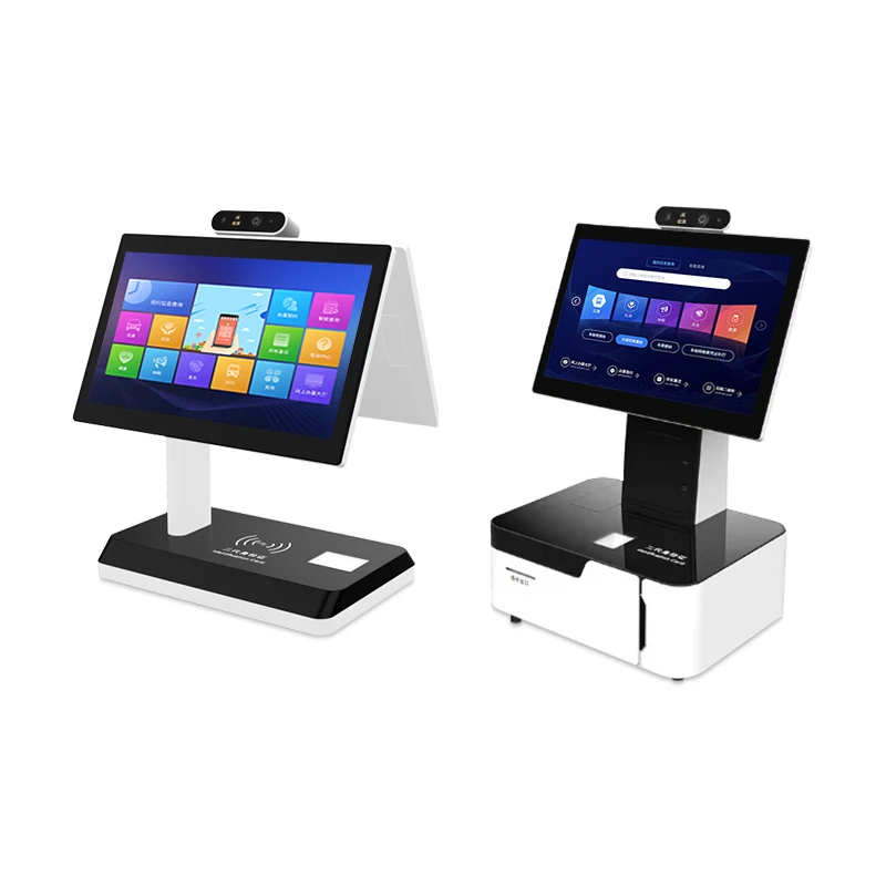 digital kiosk touch screen 15.6 inch self serve information touch screen self-service interactive kiosk based self service kiosk