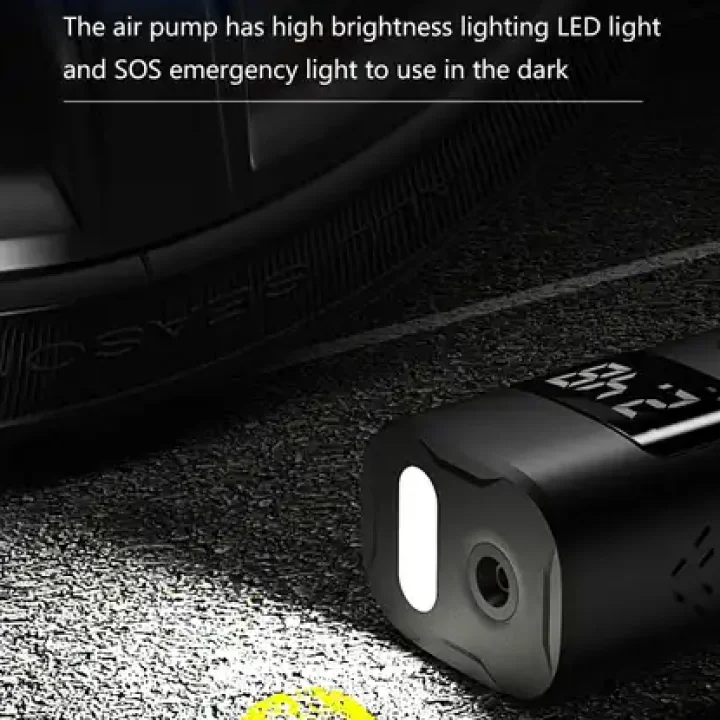 tire pressure monitor portable electric air pump mini bike pump