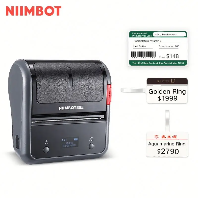 Термопринтер для печати этикеток NiiMbot мини-принтер наклейка других