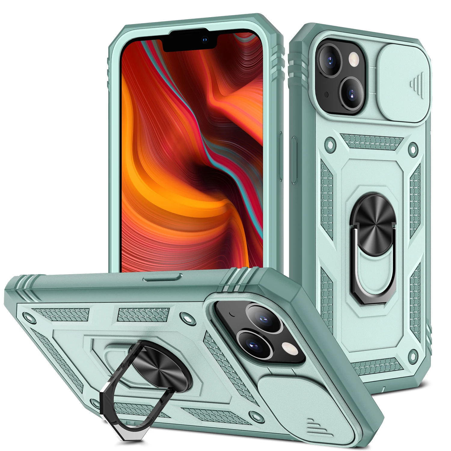 2022 newest best sellers shockproof cell phone case kickstand sublimation phone cases for iphone 13