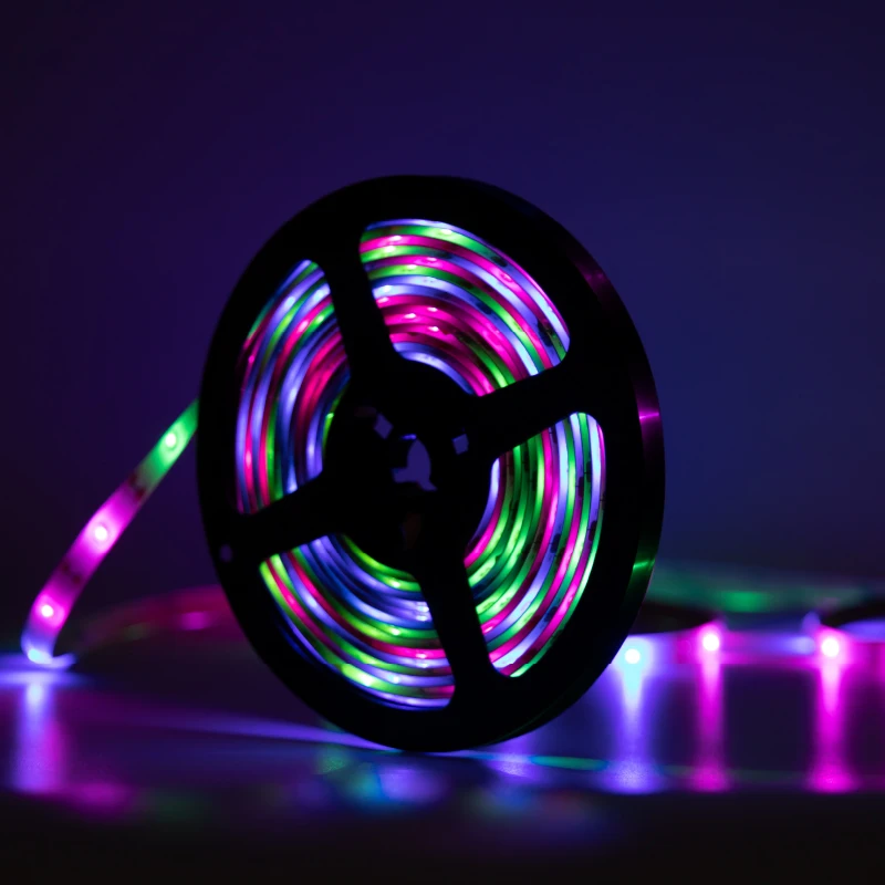 Светодиодная лента RGB на солнечной батарее самоклеящаяся уличная лампа для сада крыше с регулируемой яркостью IP65