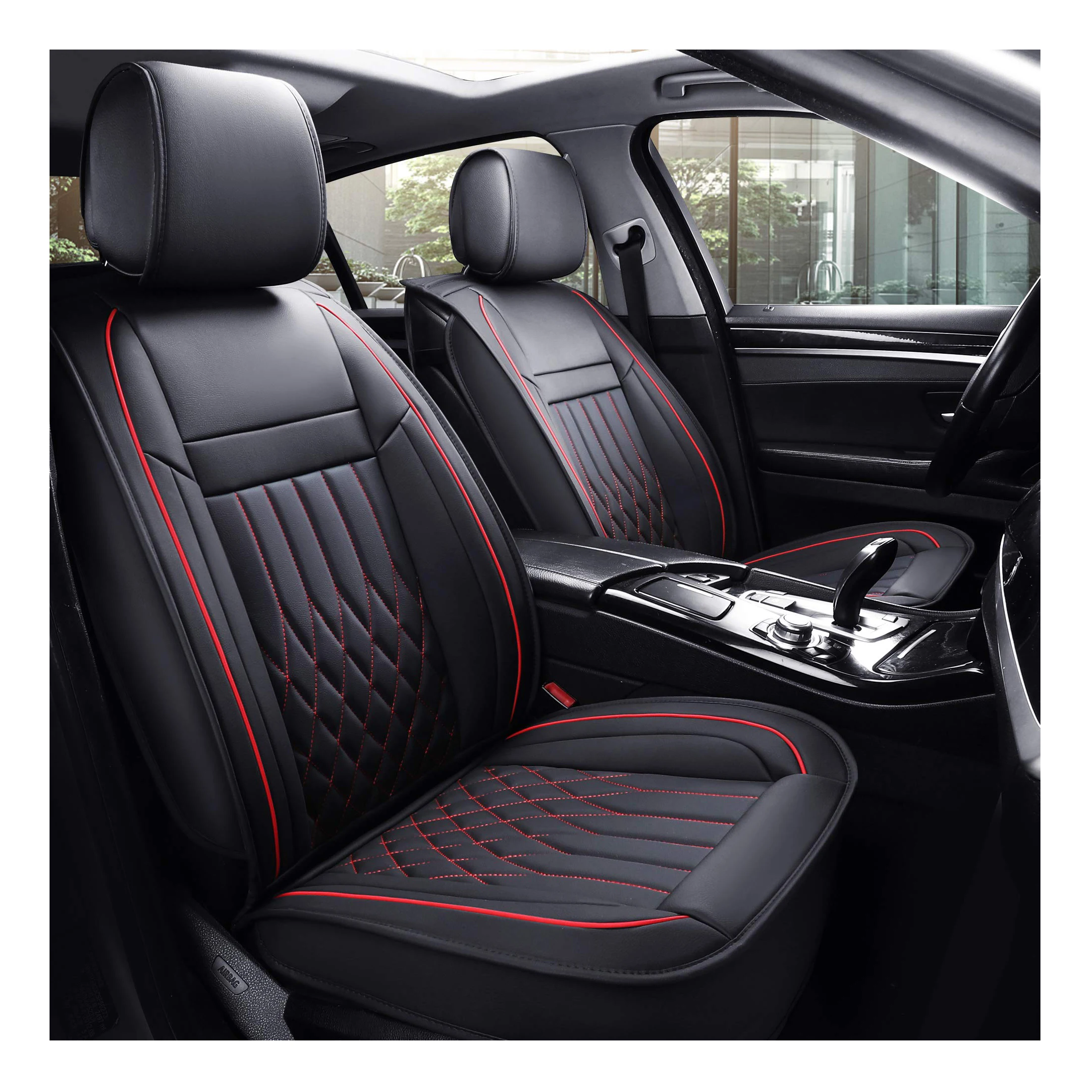 Waterproof airbag compatible automotive vehicle cushion cover 5pcs car seat covers full set universal fit for most cars