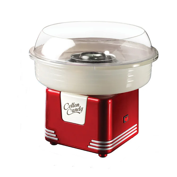 Commercial Electric Cotton Candy Machine Snack DIY Hard and Sugar Free Countertop Cotton Candy Maker For Children