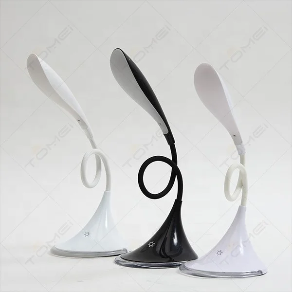 ABS Touching control Gooseneck Study Reading  Led Desk Lamp 4W 300ML MA06 Rechargeable Led Table Lamp with Dimmer
