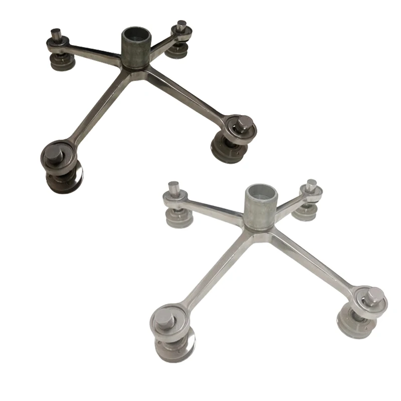 Wholesale Price Building Materials 306 314 Glass Spider Fitting Stainless Steel 4 Arms Glass Spider Holder for Curtain Wall