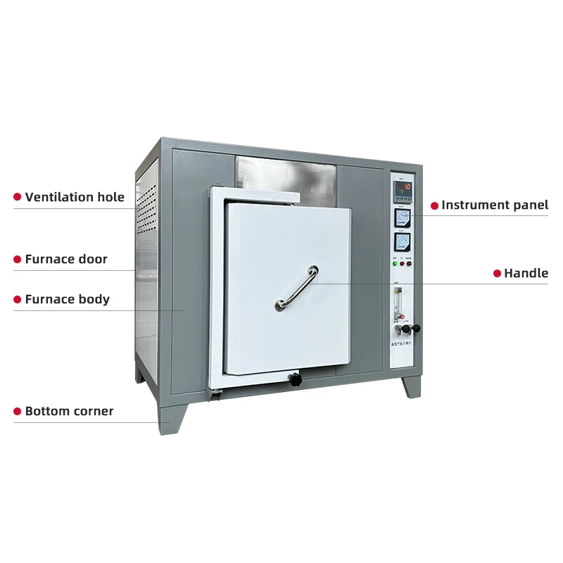 Henan Changri 1200c 1400c 1600c mini laboratory vacuum tube type small furnace can passable gas