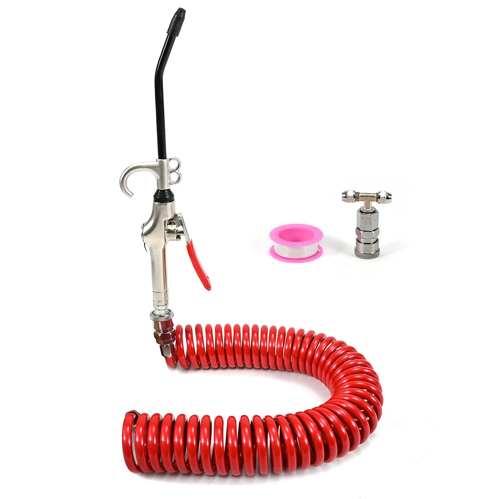 Heavy Duty Air Blow Tools Set Spray Gun Long Pneumatic PU Hose Duster Blow Air Gun with Hand Tool Dust Blowing