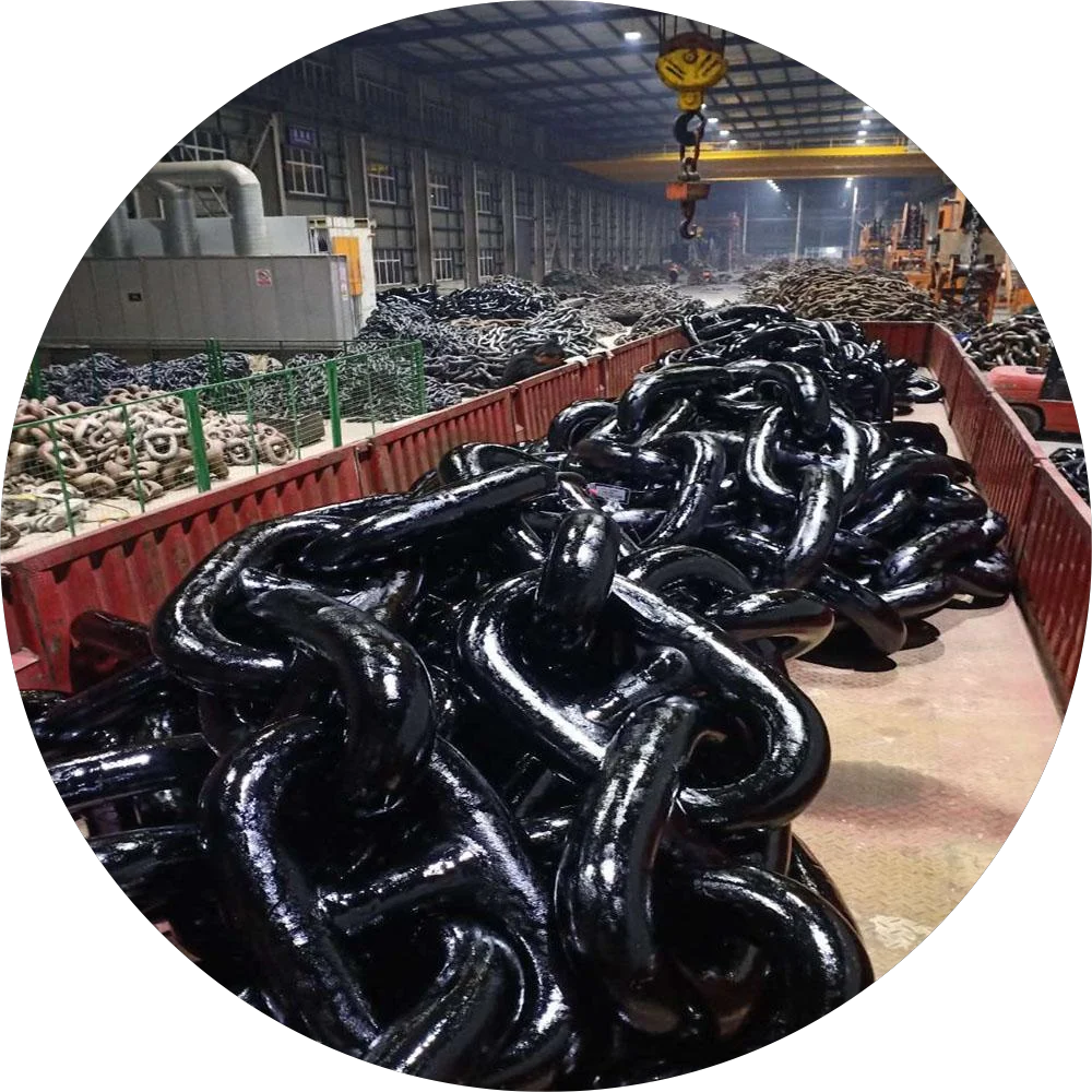 U2 U3 50mm stud link anchor chain with CCS