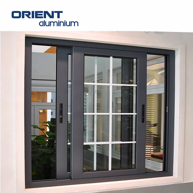 Best Selling Energy Saving Cheap Price Double Glazed Clear Glass Slim Aluminum Sliding Window