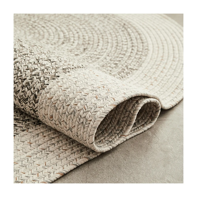 PP Polypropylene circle rug woven round braided outdoor rug 120/150/180/200/250/300/350 cm