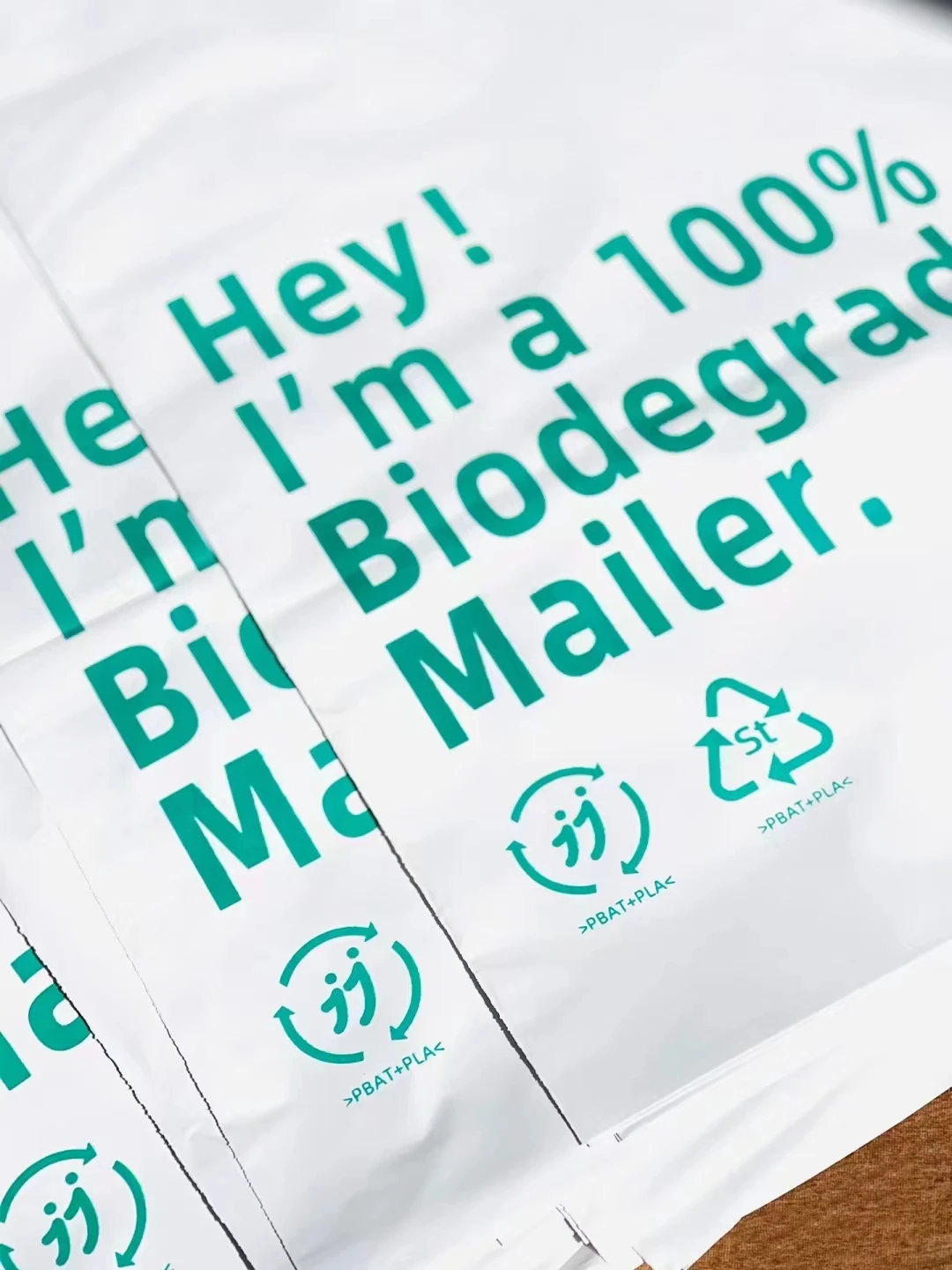 100% Compostable Poly Mailer Recycled Shipping Eco Friendly Mailing Bag For Garment, Post & Express