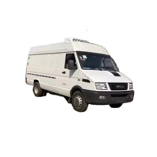 mini diesel VAN  Refrigerated Truck with good chinese cold unit in hot sale