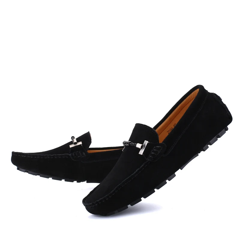 Men Shoes Brand 2023 Casual Slip on Formal Loafers Men Moccasins Italian Black Male Driving Shoes