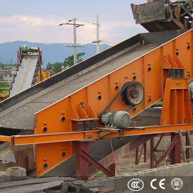 Vibration Separator Sorting Machine Stone Vibrating Screen Shaker Grizzly Rock Screen Price High Quality Rock Vibrating Screen