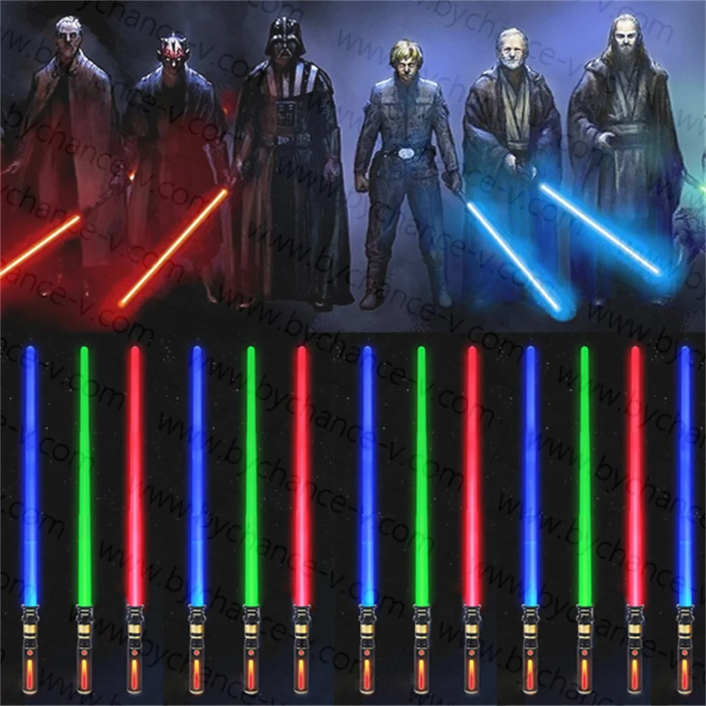 cool gift for boys and man hot toy wars soldier light saber telescopic LED light sword luminous toy for cosplay costume prop