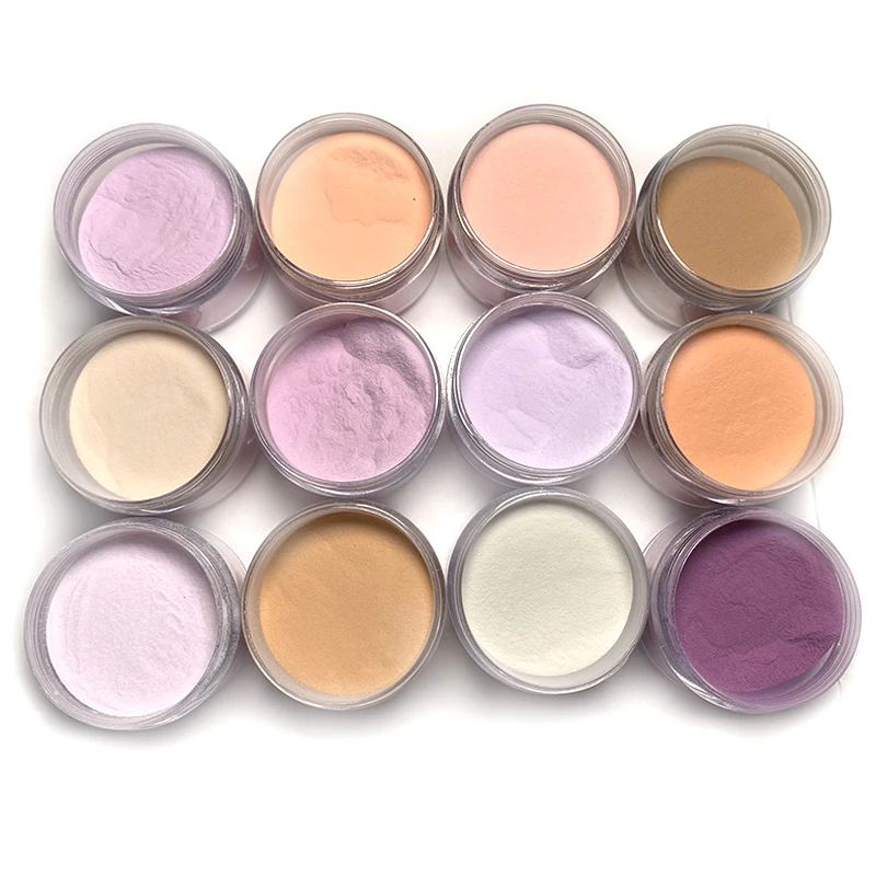 Wholesale Nail Products Clear Colored Acrylic Powder Private Label OEM Dipping Acrylic Powder for Nails
