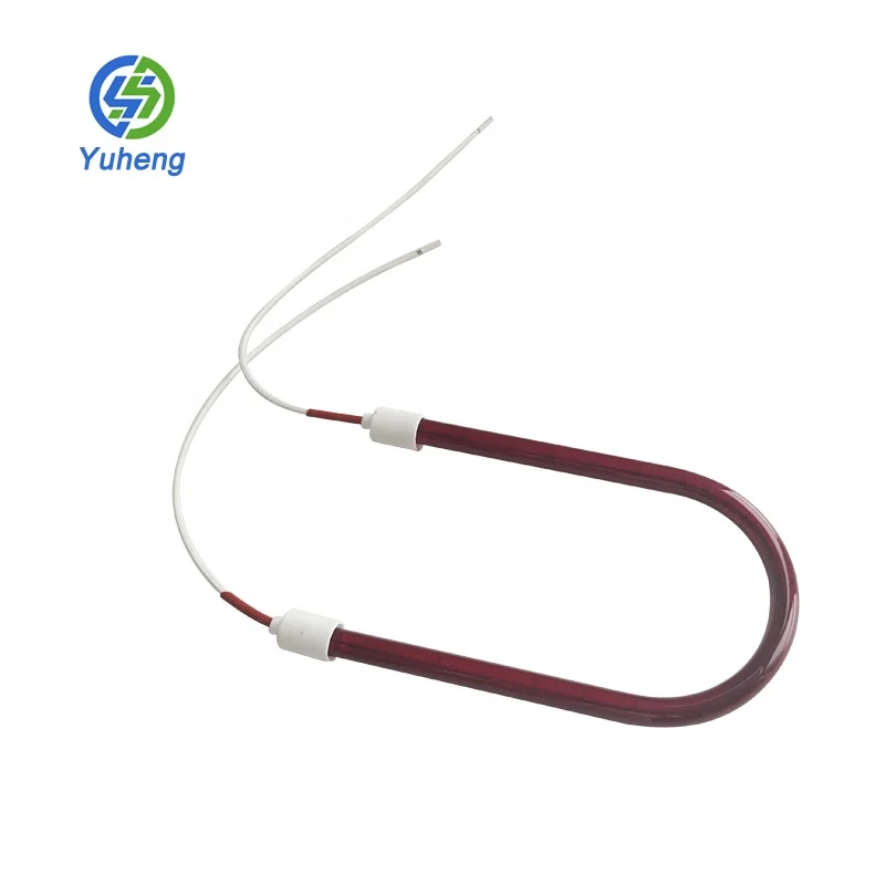 220v 500w 1000w Quartz Halogen Infrared Heater With Halogen Tube Heating Element